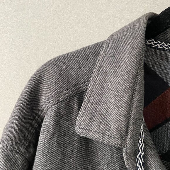 Kavu Button Up Shirt Long Sleeve Collared Casual Gray XL - Picture 9 of 9